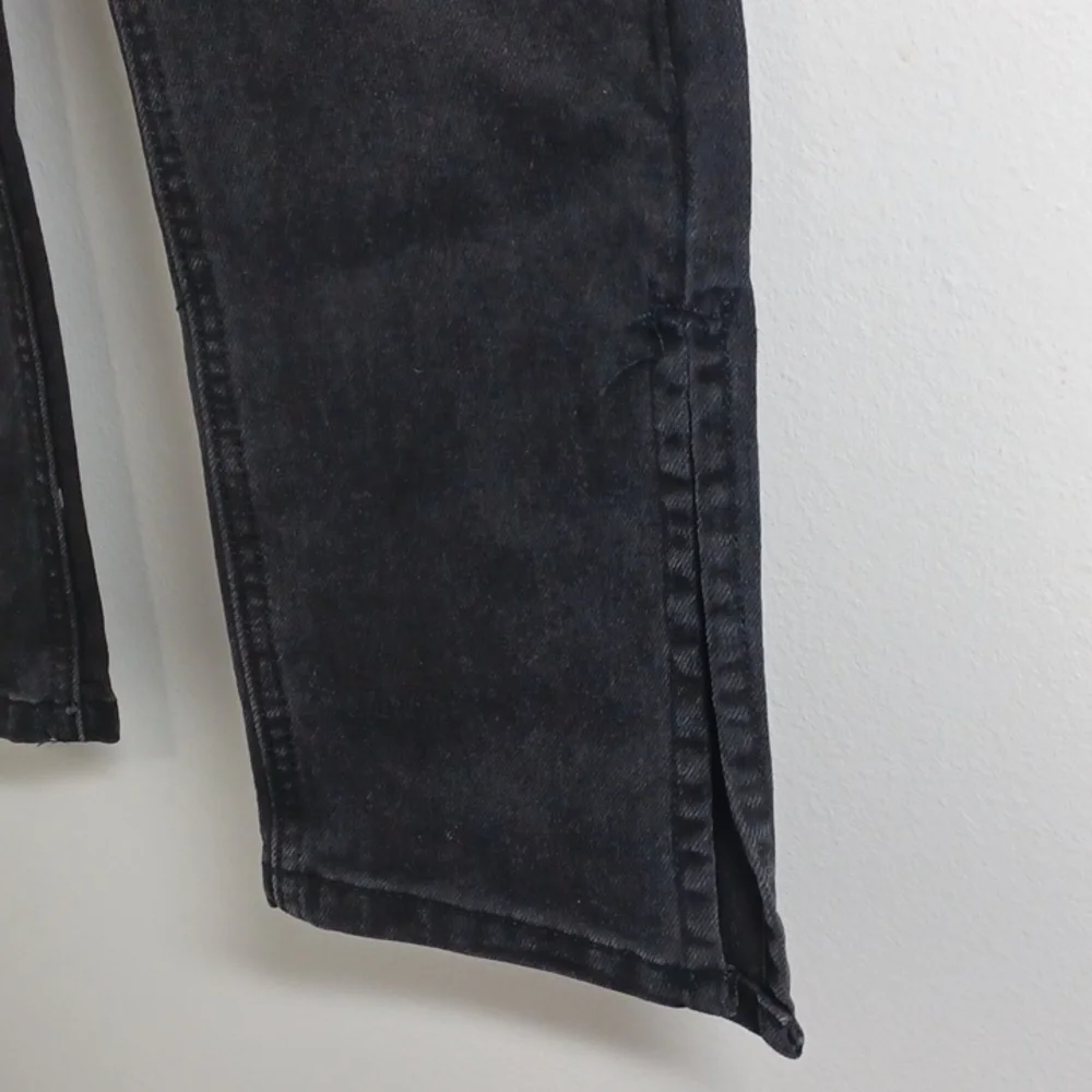 Size 5 faded black jeans "Comfort Stretch, Slim Through Hips" denim pants Basic_5
